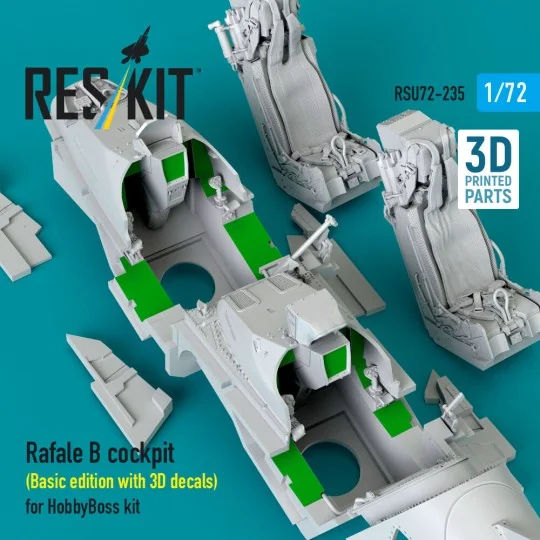 Rafale B cockpit (Basic edition with 3D decals) for HobbyBoss kit (...