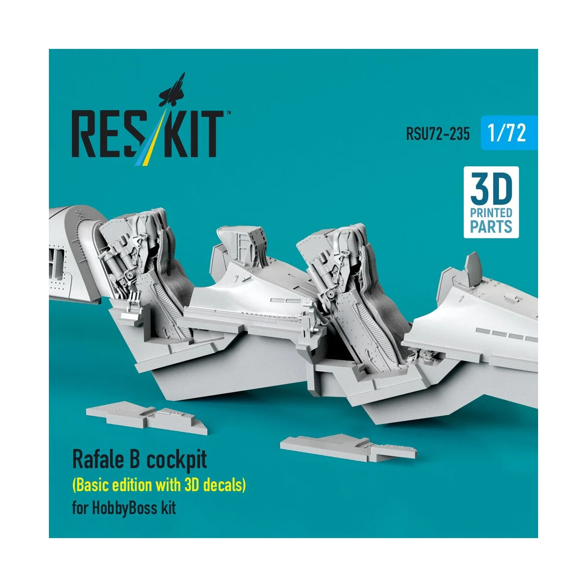 Rafale B cockpit (Basic edition with 3D decals) for HobbyBoss kit (...