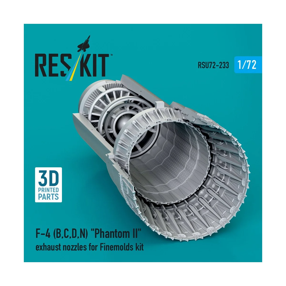 F-4 (B, C, D, N) Phantom II exhaust nozzles for Finemolds kit (3D P...
