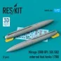 Mirage 2000 RPL 501/502 external fuel tanks 1700lt (2 pcs) (3D Prin... Mirage 2000 RPL 501/502 external fuel tanks 1700lt (2 pcs) (3D Prin...