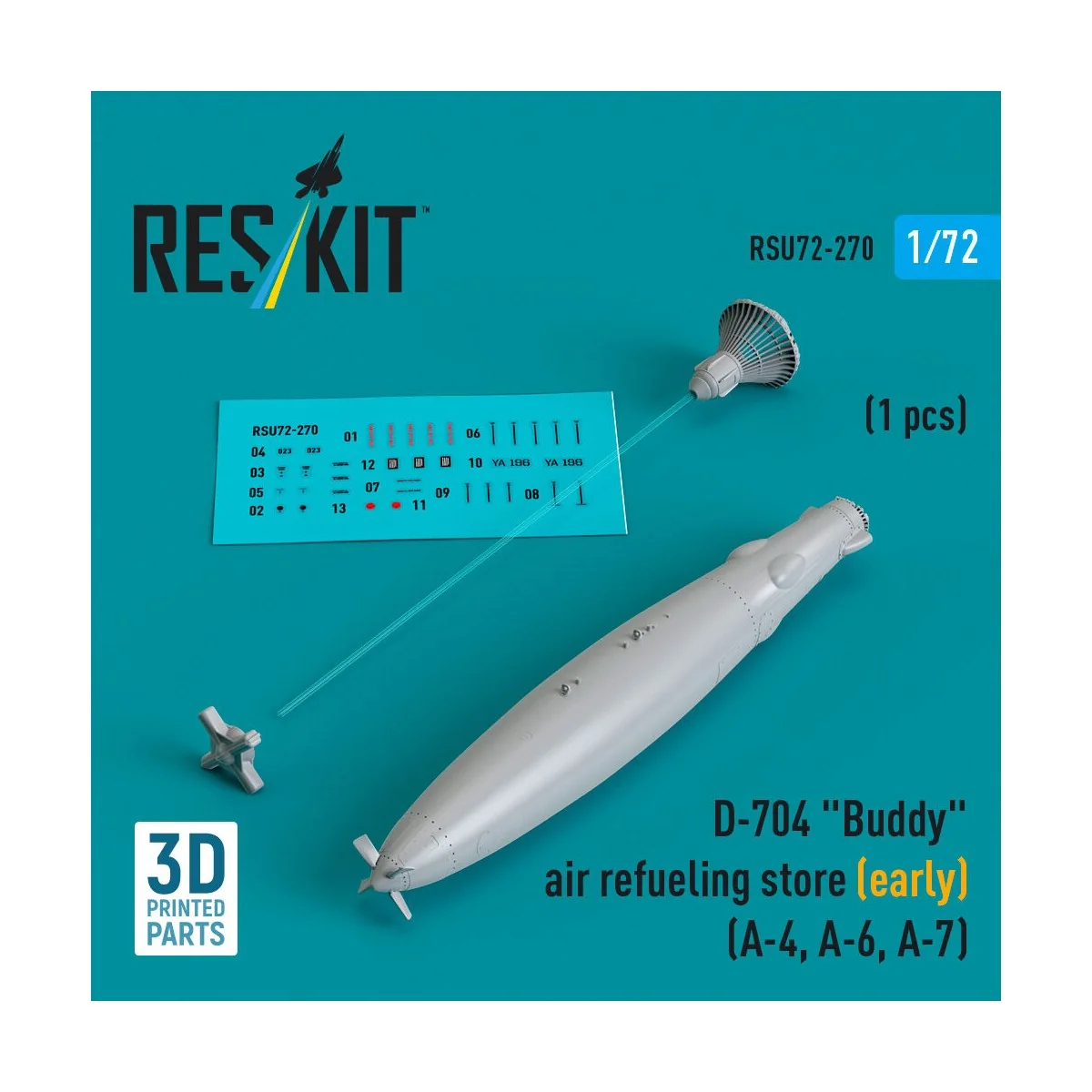 D-704 Buddy air refueling store (early) (1 pcs) (A-4, A-6, A-7) (3D...