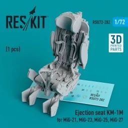 Ejection seat KM-1M for MiG-21, MiG-23, MiG-25, MiG-27 (1 pcs) (3D ...