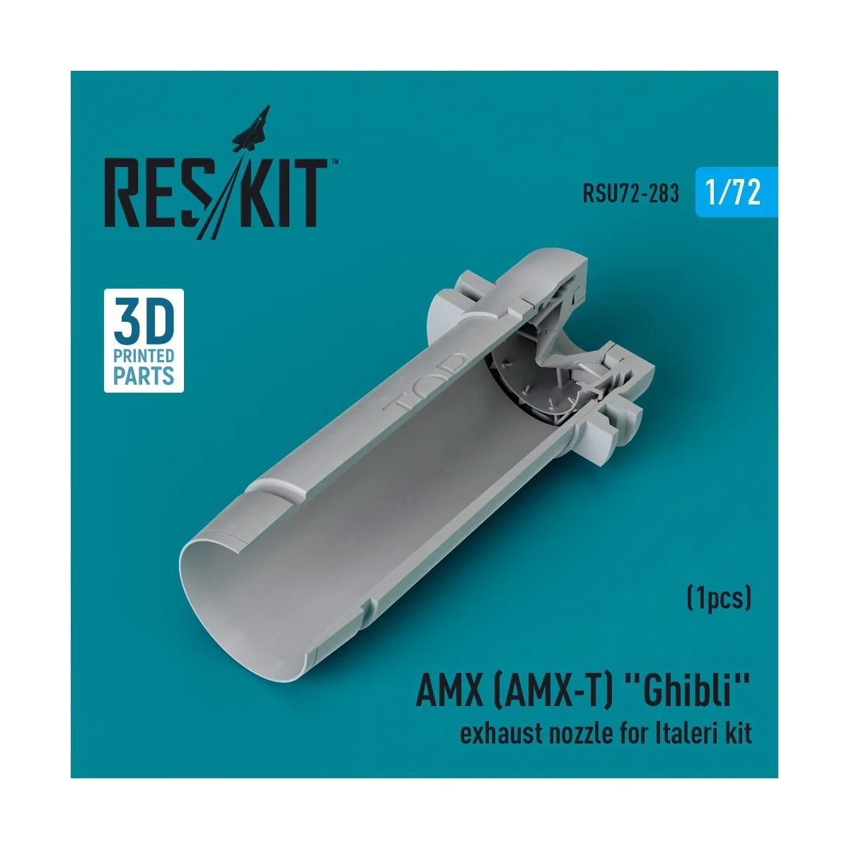 AMX (AMX-T) Ghibli exhaust nozzle for Italeri kit (3D Printed), 1/7... AMX (AMX-T) Ghibli exhaust nozzle for Italeri kit (3D Printed), 1/7...