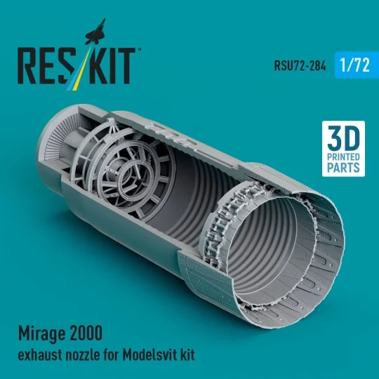 Mirage 2000 exhaust nozzle for Modelsvit kit (3D Printed) - ResKit ...