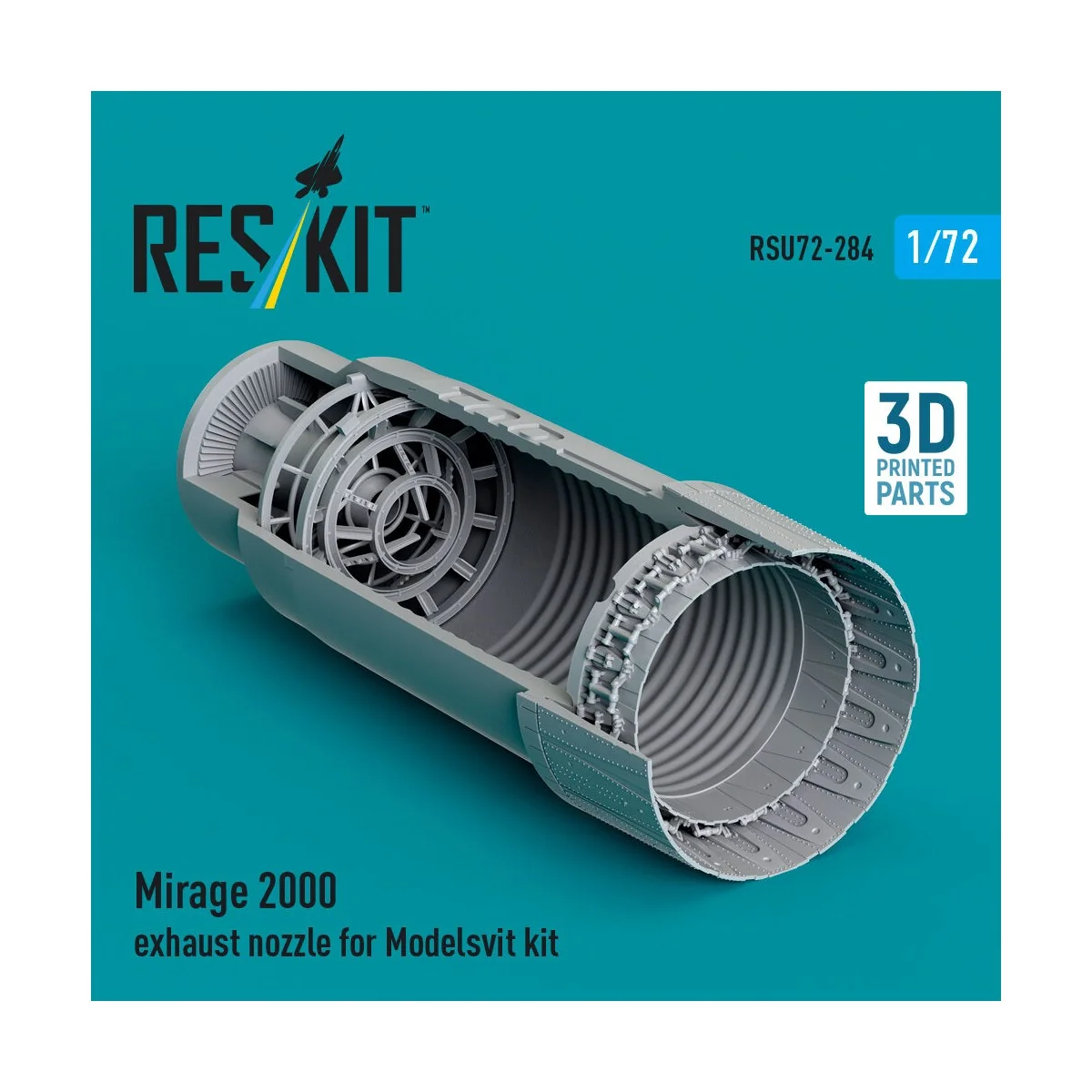 Mirage 2000 exhaust nozzle for Modelsvit kit (3D Printed), 1/72 - R... Mirage 2000 exhaust nozzle for Modelsvit kit (3D Printed), 1/72 - R...