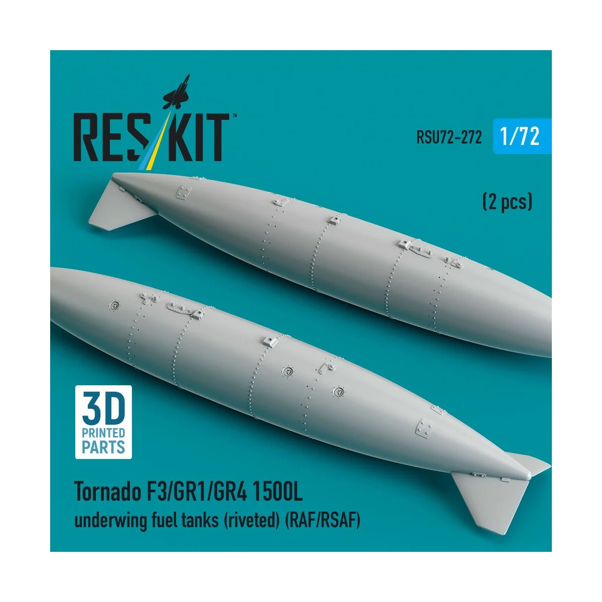 Tornado F3/GR1/GR4 1500L underwing fuel tanks (riveted) (RAF/RSAF) ...