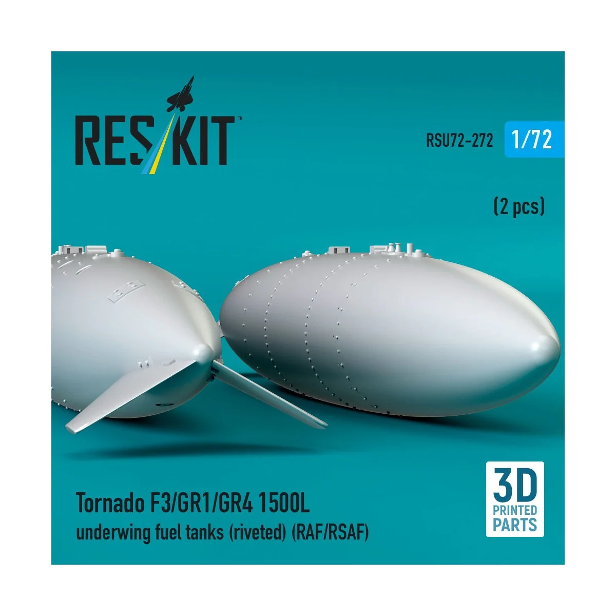 Tornado F3/GR1/GR4 1500L underwing fuel tanks (riveted) (RAF/RSAF) ...