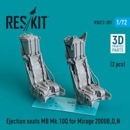 Ejection seats MB Mk.10Q for Mirage 2000B, D, N (2 pcs) (3D Printed...