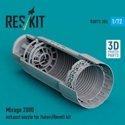 Mirage 2000 exhaust nozzle for Italeri/Revell kit (3D Printed), 1/7...