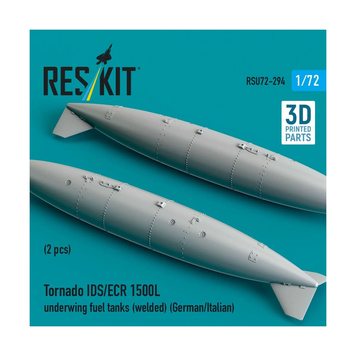 Tornado IDS/ECR 1500L underwing fuel tanks (welded) (German/Italian... Tornado IDS/ECR 1500L underwing fuel tanks (welded) (German/Italian...