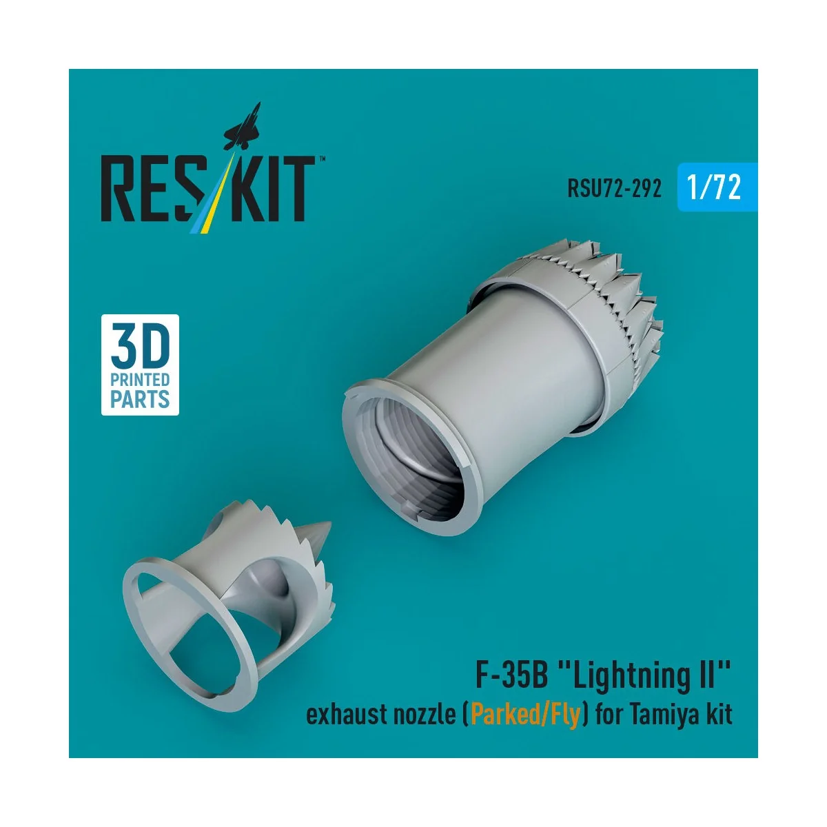 F-35B Lightning II exhaust nozzle (Parked/Fly) for Tamiya kit (3D p... F-35B Lightning II exhaust nozzle (Parked/Fly) for Tamiya kit (3D p...