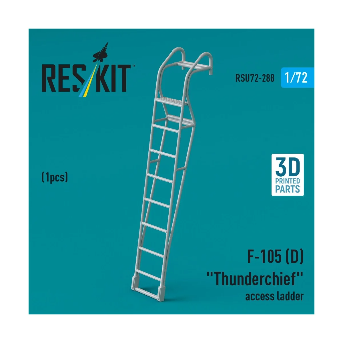 F-105D Thunderchief access ladder (1 pcs) (3D Printed) - ResKit Mod...