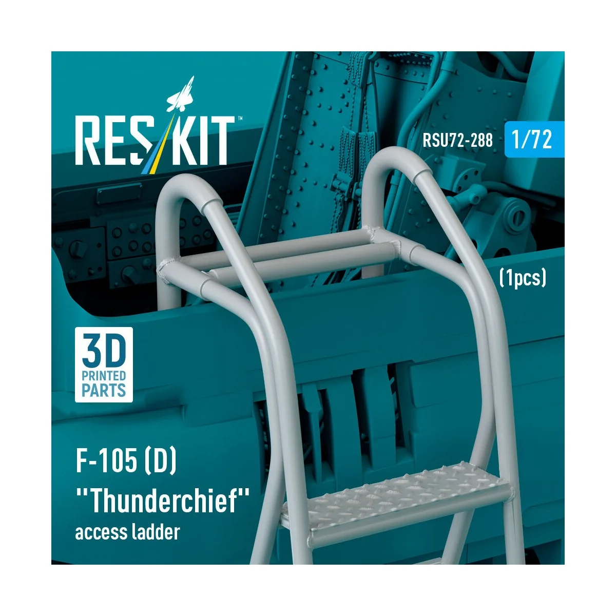 F-105D Thunderchief access ladder (1 pcs) (3D Printed), 1/72 - ResK...