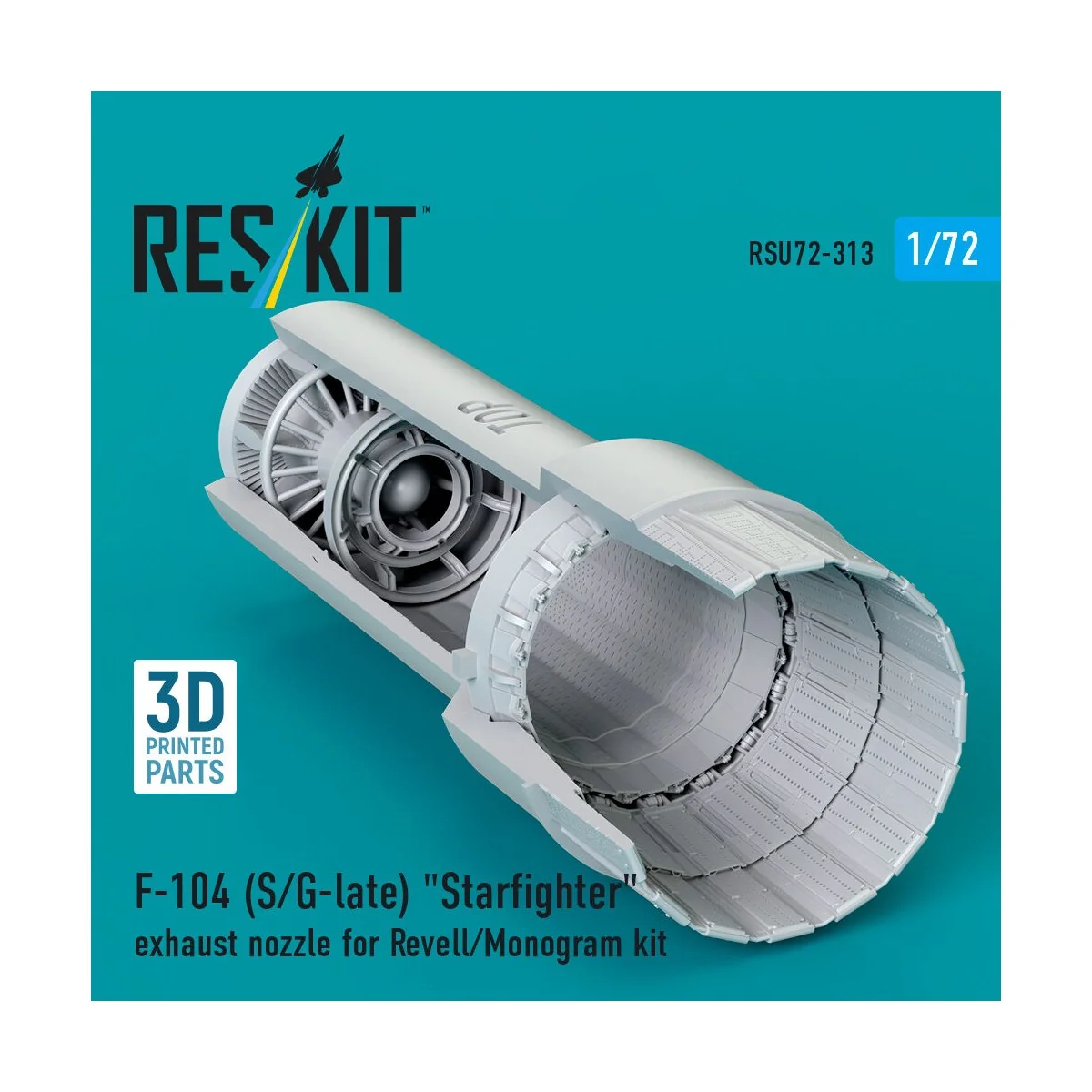 F-104 (S/G-late) Starfighter exhaust nozzle for Revell/Monogram kit...