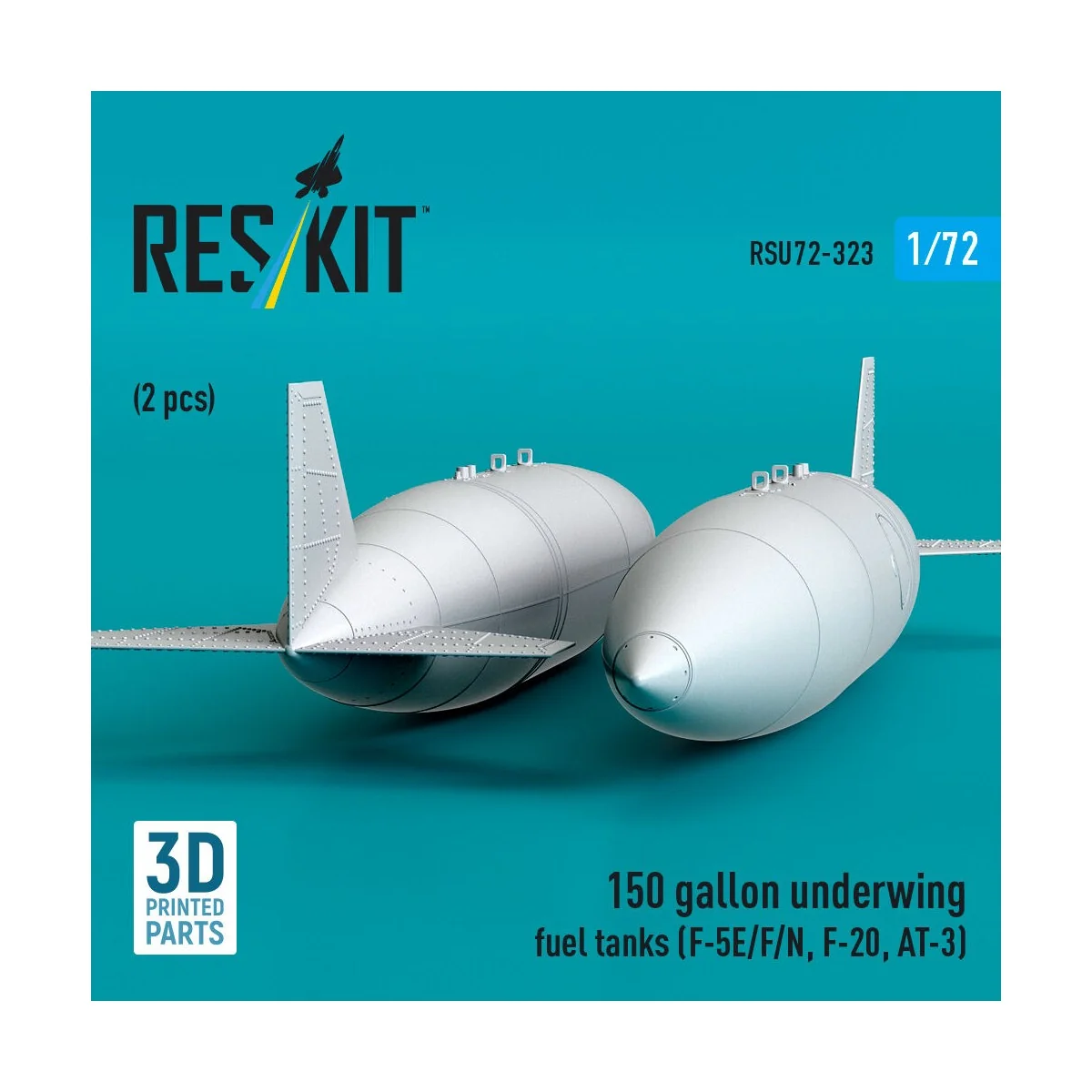 150 gallon underwing fuel tanks (F-5E/F/N, F-20, AT-3) (2 pcs) (3D ...