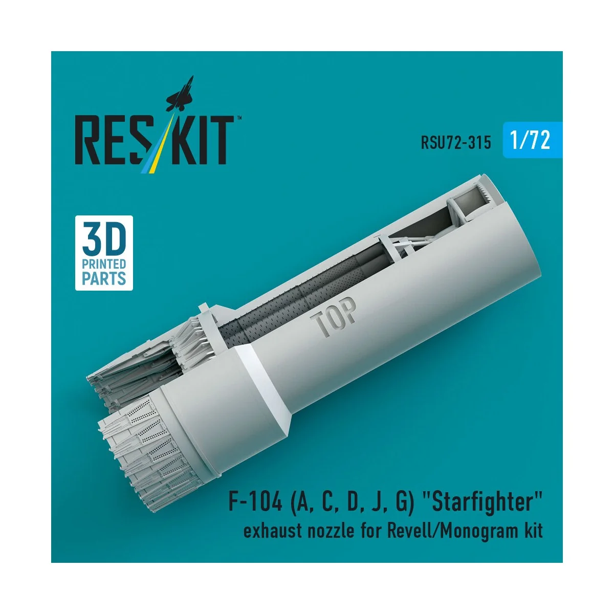 F-104 (A, C, D, J, G) Starfighter exhaust nozzle for Revell/Monogra...