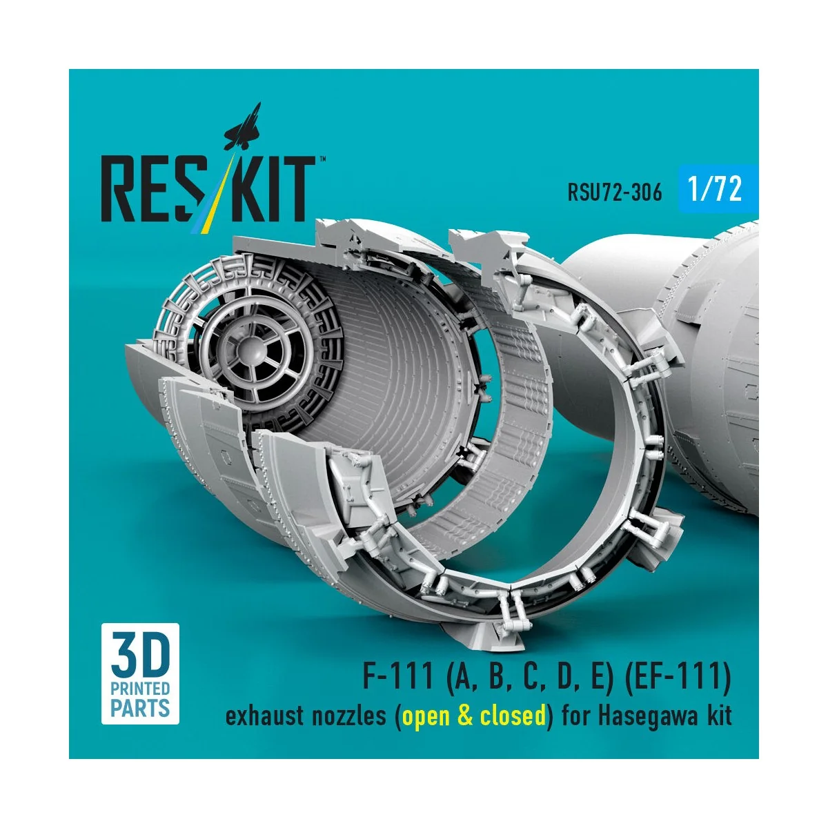 F-111 (A, B, C, D, E) (EF-111) exhaust nozzles (open & closed) for ...