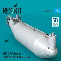 MiG-29 Fulcrum centerline PTB-1500 fuel tank (1 pcs) (3D Printed), ...