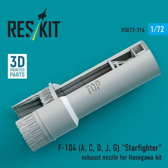 F-104 (A, C, D, J, G) Starfighter exhaust nozzle for Hasegawa kit (...
