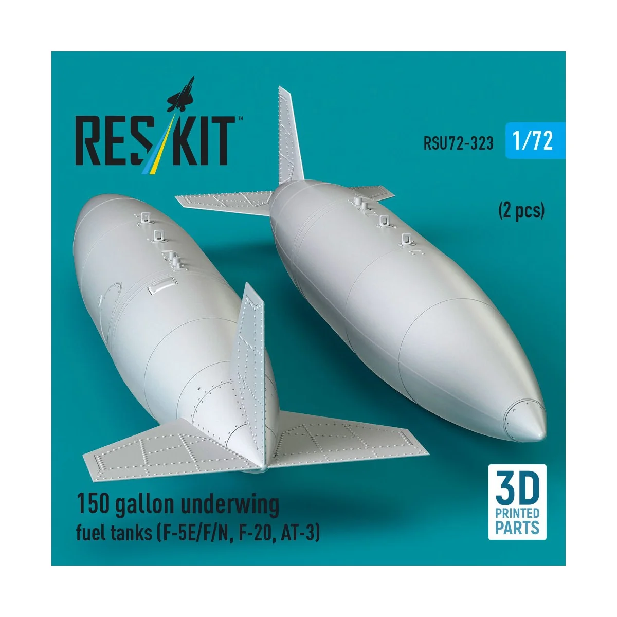 150 gallon underwing fuel tanks (F-5E/F/N, F-20, AT-3) (2 pcs) (3D ...