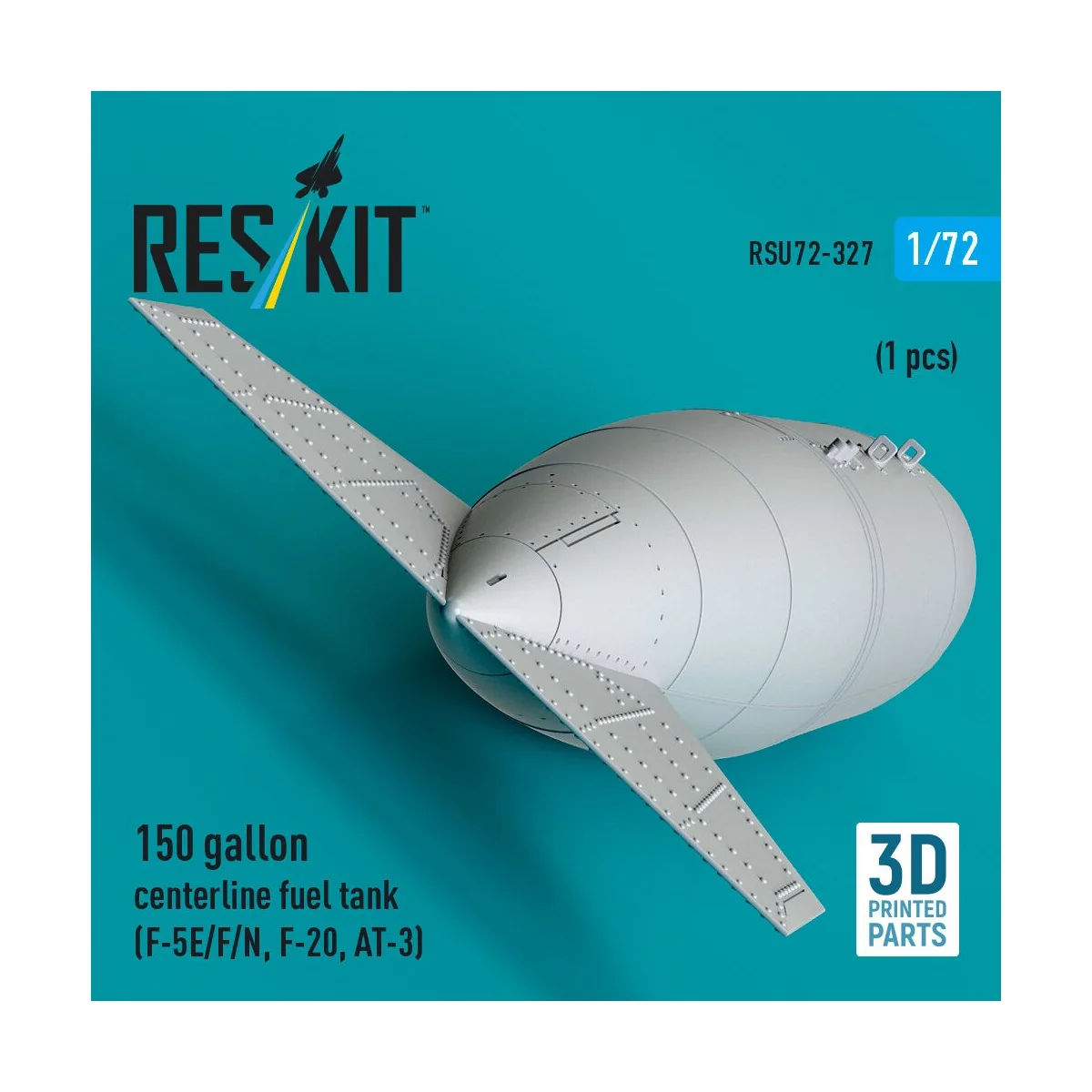 150 gallon centerline fuel tank (F-5E/F/N, F-20, AT-3) (1 pcs) (3D ...