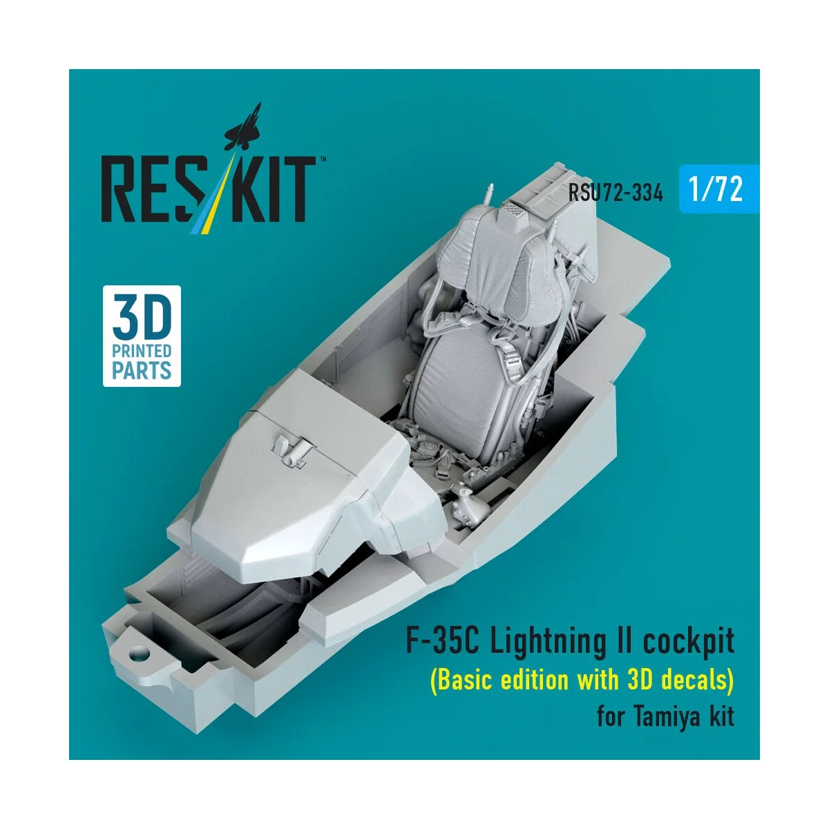 F-35C Lightning II cockpit (Basic edition with 3D decals) for Tamiy... F-35C Lightning II cockpit (Basic edition with 3D decals) for Tamiy...