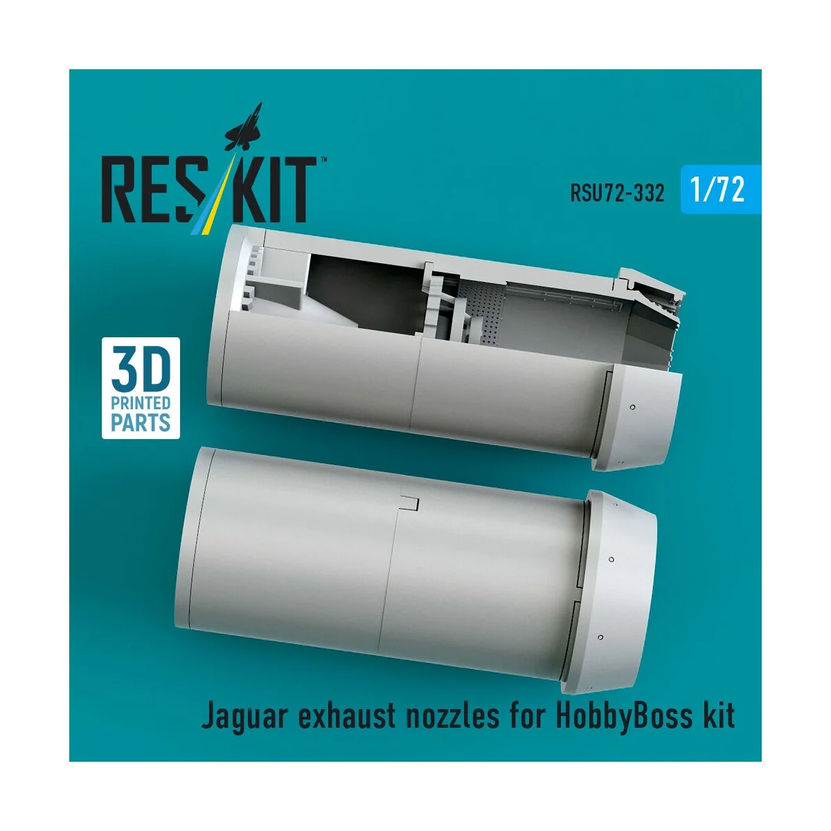 Jaguar exhaust nozzles for HobbyBoss kit (3D Printed) - ResKit Mode...
