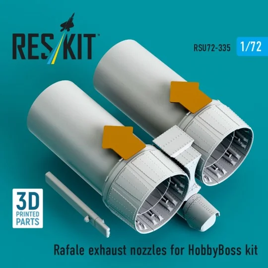 Rafale exhaust nozzles for HobbyBoss kit (3D Printed), 1/72 - ResKi...
