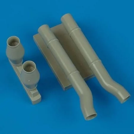 Ju 87D-5N night exhaust type A for HAS, 1/32 - Quickboost QB32 074