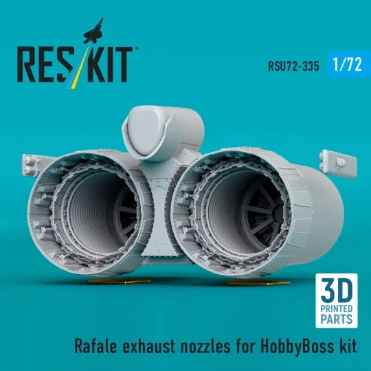Rafale exhaust nozzles for HobbyBoss kit (3D Printed) - ResKit Mode...