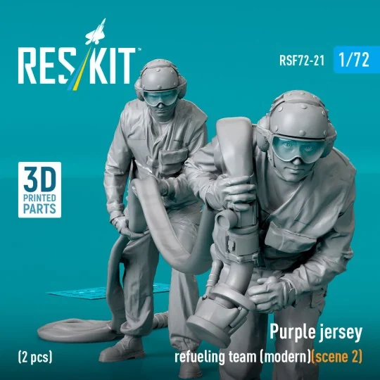 Purple jersey refueling team (modern) (scene 2) (2 pcs) (3D Printed... Purple jersey refueling team (modern) (scene 2) (2 pcs) (3D Printed...