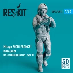 Mirage 2000 (FRANCE) male pilot (in a standing position - type 1) (...