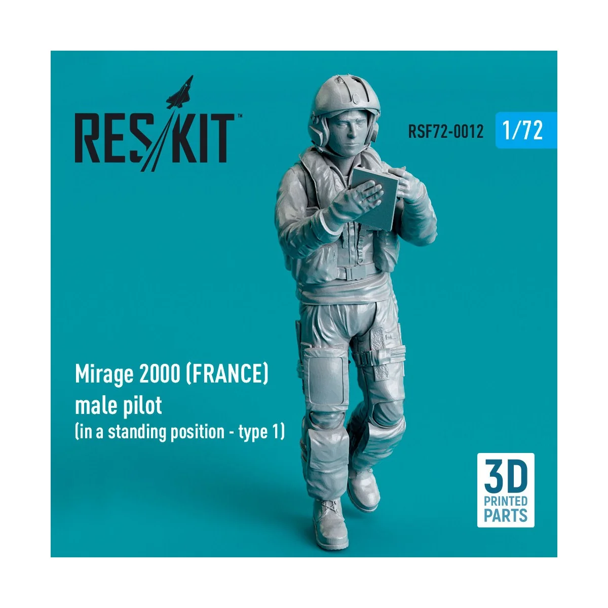 Mirage 2000 (FRANCE) male pilot (in a standing position - type 1) (... Mirage 2000 (FRANCE) male pilot (in a standing position - type 1) (...