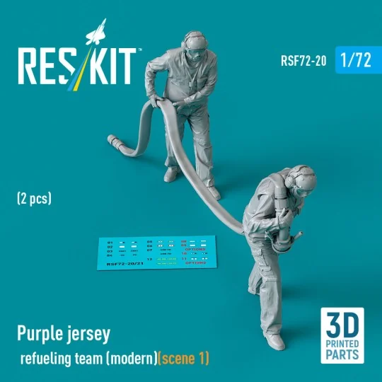 Purple jersey refueling team (modern) (scene 1) (2 pcs) (3D Printed... Purple jersey refueling team (modern) (scene 1) (2 pcs) (3D Printed...