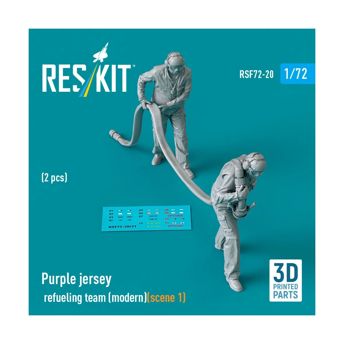 Purple jersey refueling team (modern) (scene 1) (2 pcs) (3D Printed... Purple jersey refueling team (modern) (scene 1) (2 pcs) (3D Printed...