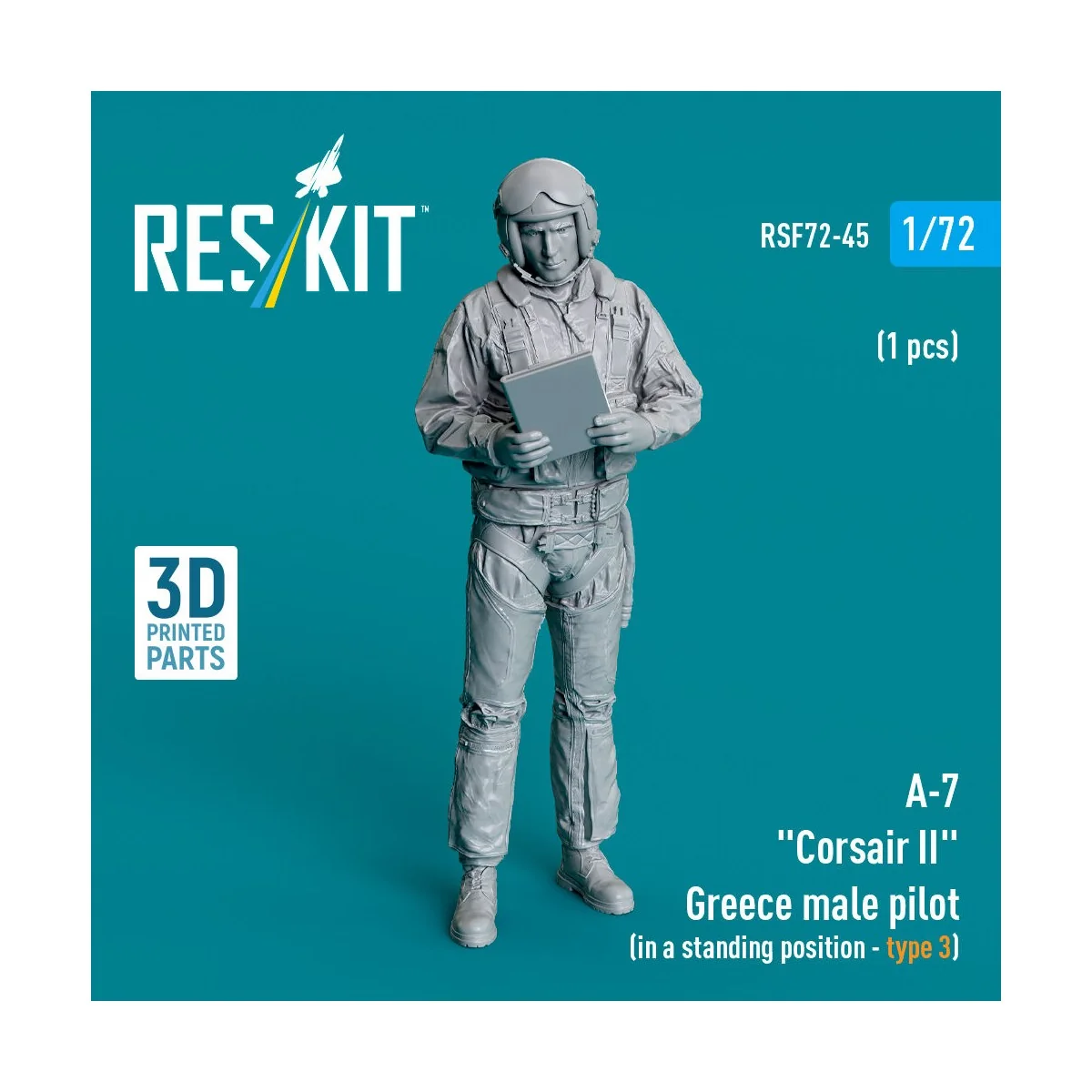 A-7 Corsair II Greece male pilot (in a standing position - type 3) ...