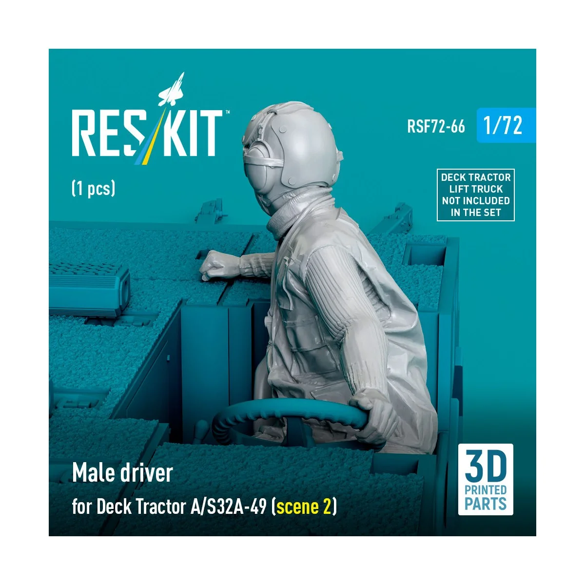 Male driver for Deck Tractor A/S32A-49 (scene 2) (1 pcs) (3D Printe... Male driver for Deck Tractor A/S32A-49 (scene 2) (1 pcs) (3D Printe...