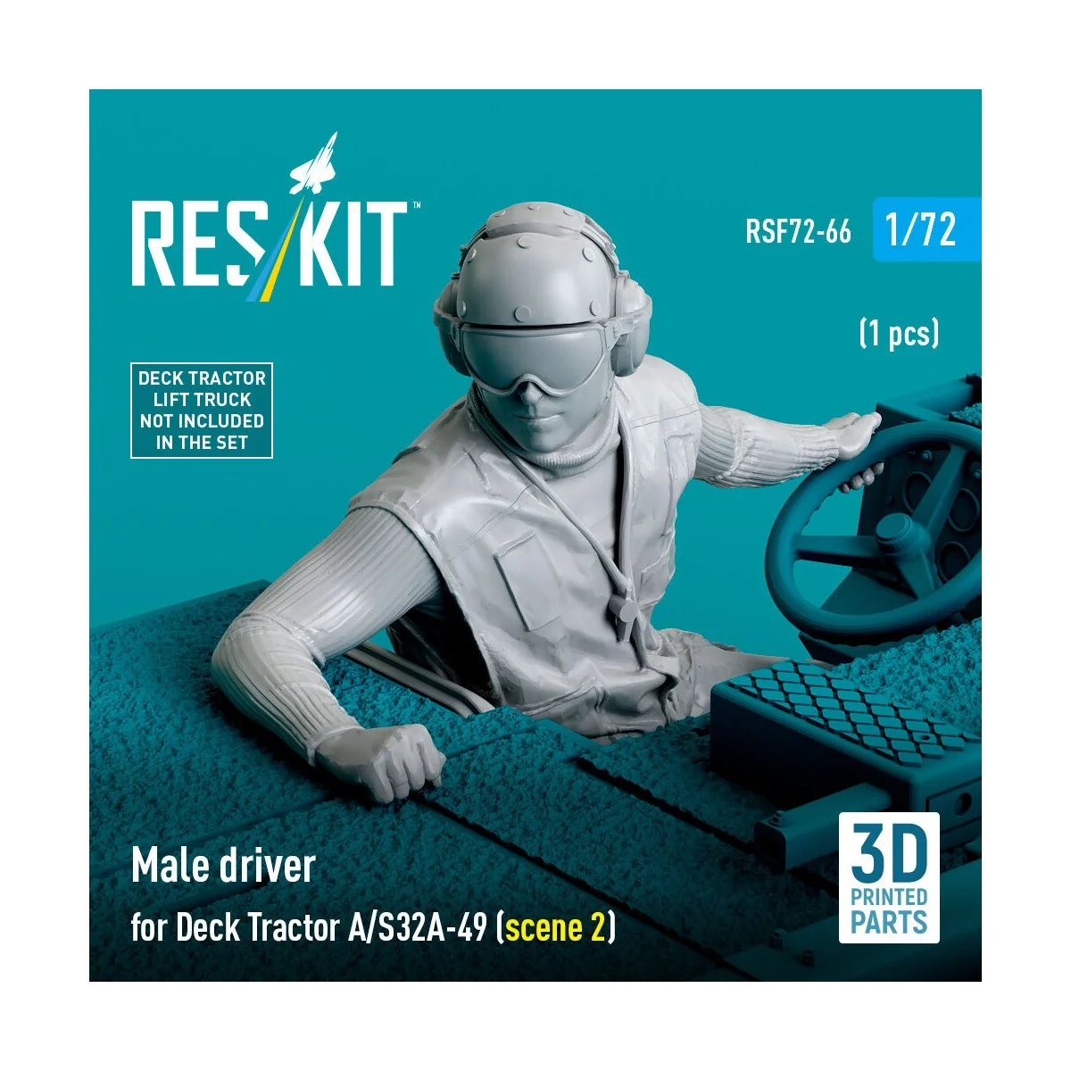 Male driver for Deck Tractor A/S32A-49 (scene 2) (1 pcs) (3D Printe... Male driver for Deck Tractor A/S32A-49 (scene 2) (1 pcs) (3D Printe...