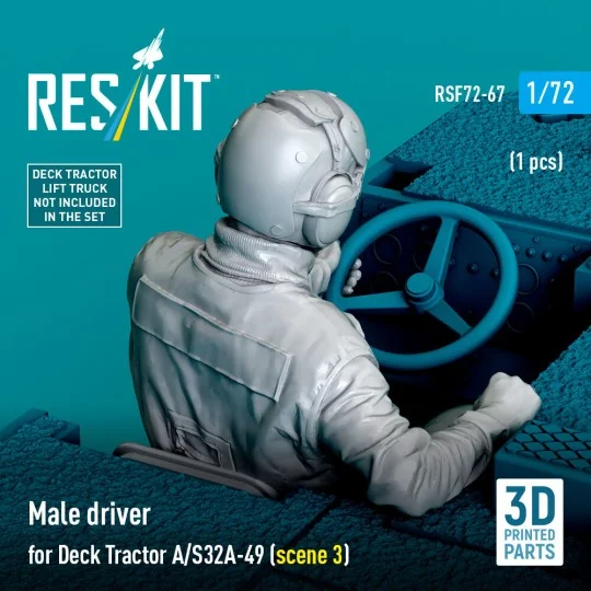 Male driver for Deck Tractor A/S32A-49 (scene 3) (1 pcs) (3D Printe...