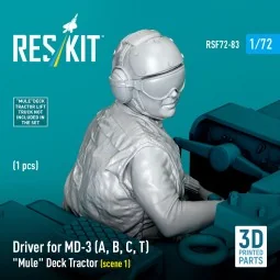 Driver for MD-3 (A, B, C, T) Mule Deck Tractor (scene 1) (1 pcs) (3...