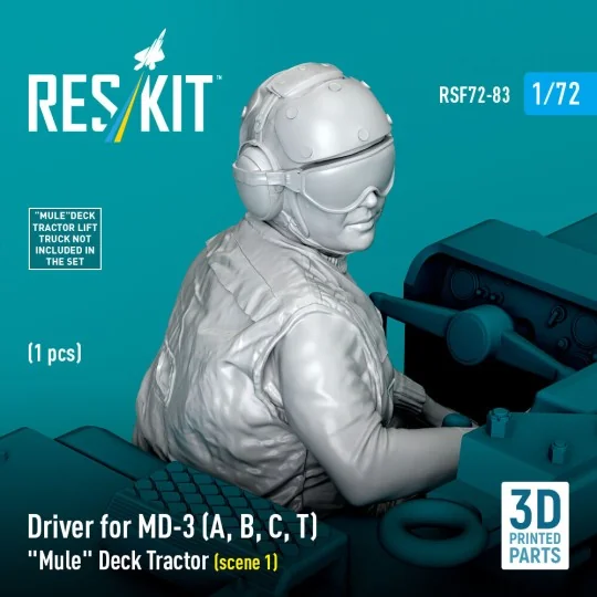 Driver for MD-3 (A, B, C, T) Mule Deck Tractor (scene 1) (1 pcs) (3...