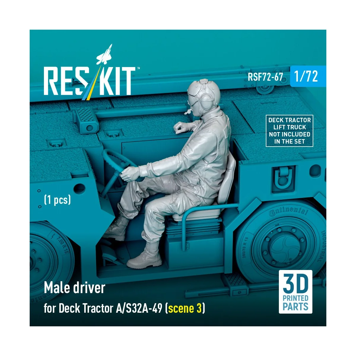 Male driver for Deck Tractor A/S32A-49 (scene 3) (1 pcs) (3D Printe...