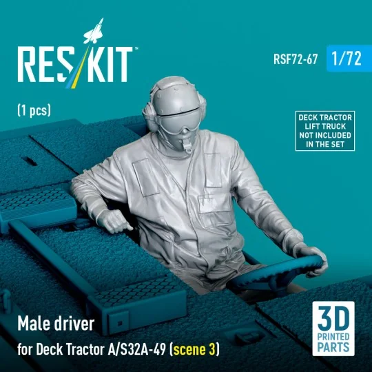 Male driver for Deck Tractor A/S32A-49 (scene 3) (1 pcs) (3D Printe...