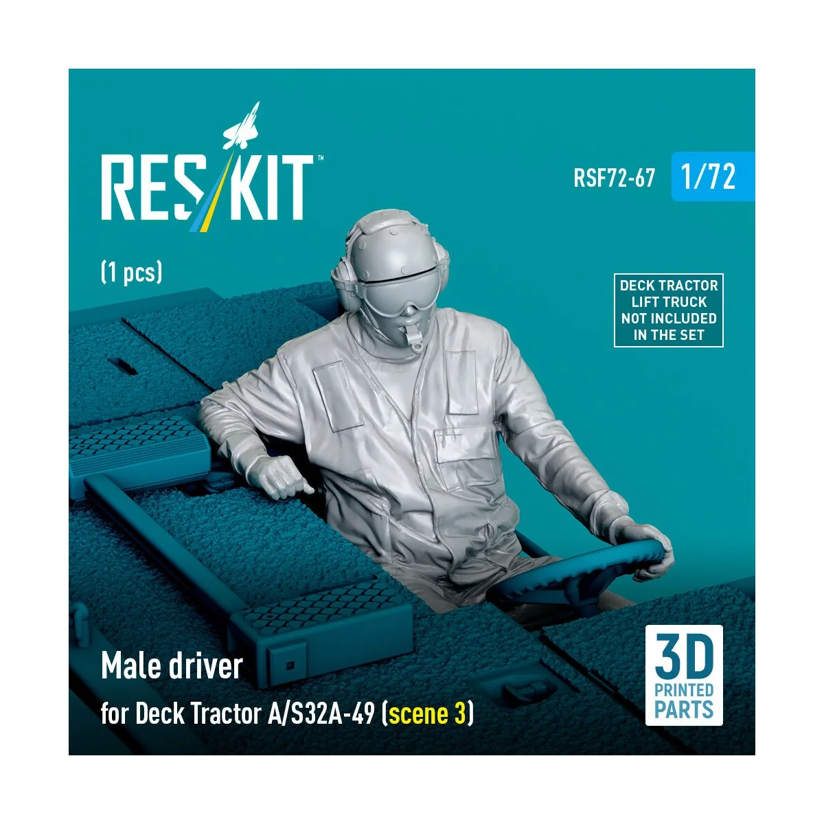 Male driver for Deck Tractor A/S32A-49 (scene 3) (1 pcs) (3D Printe...