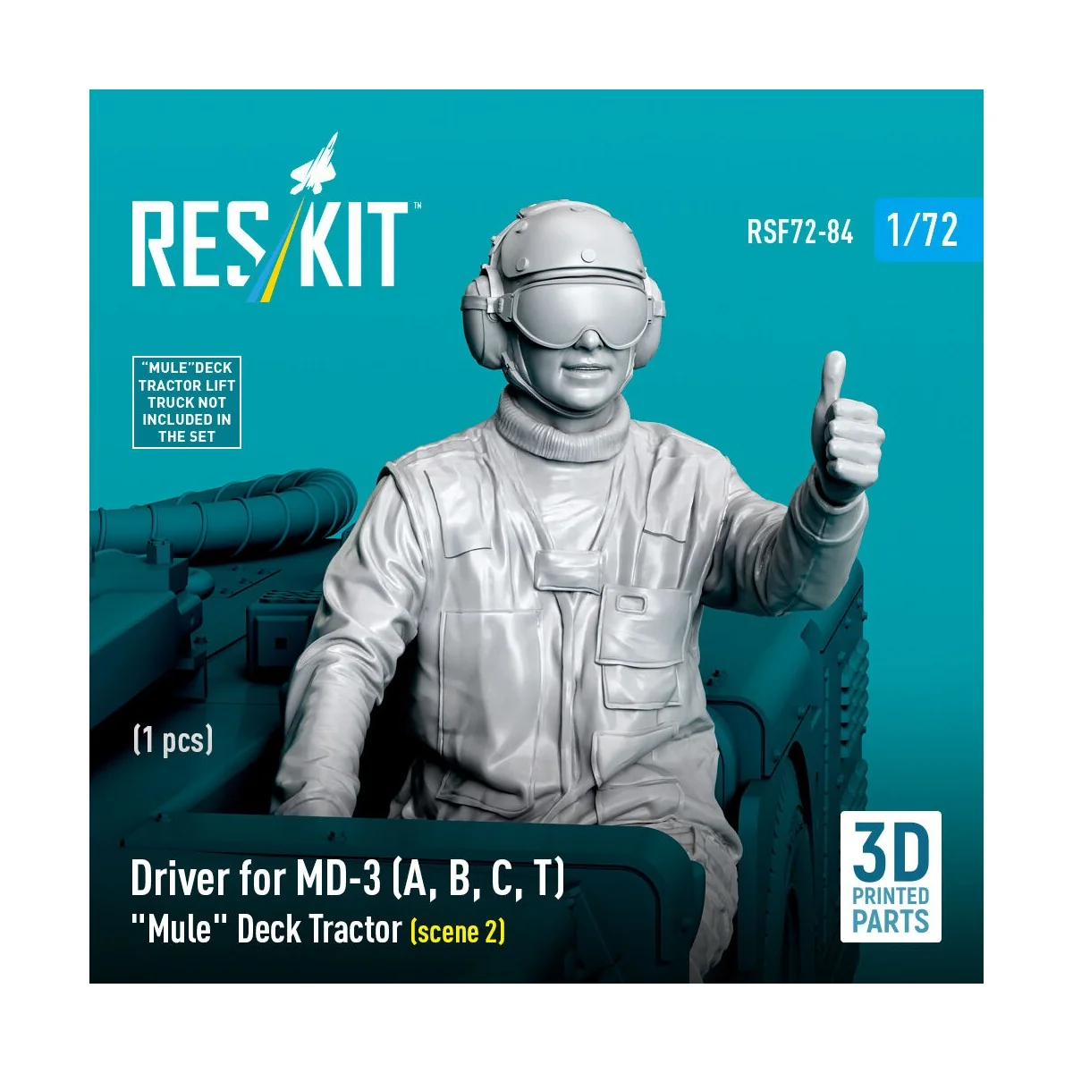 Driver for MD-3 (A, B, C, T) Mule Deck Tractor (scene 2) (1 pcs) (3... Driver for MD-3 (A, B, C, T) Mule Deck Tractor (scene 2) (1 pcs) (3...