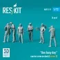 One busy day carrier crew on deck (scene 2) (6 pcs) (3D Printed), 1...