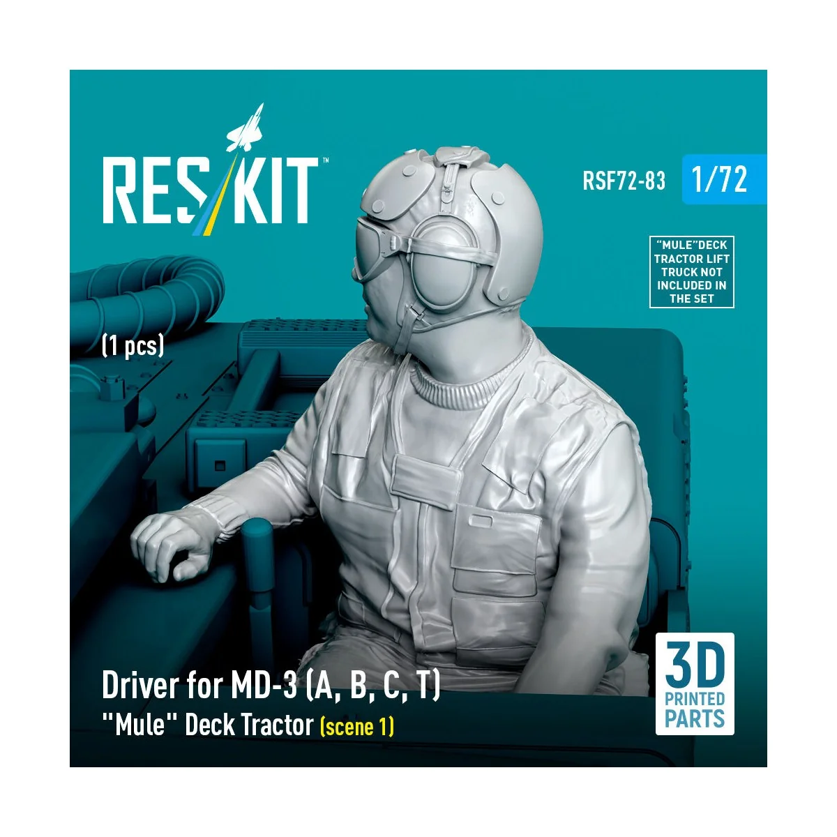 Driver for MD-3 (A, B, C, T) Mule Deck Tractor (scene 1) (1 pcs) (3...