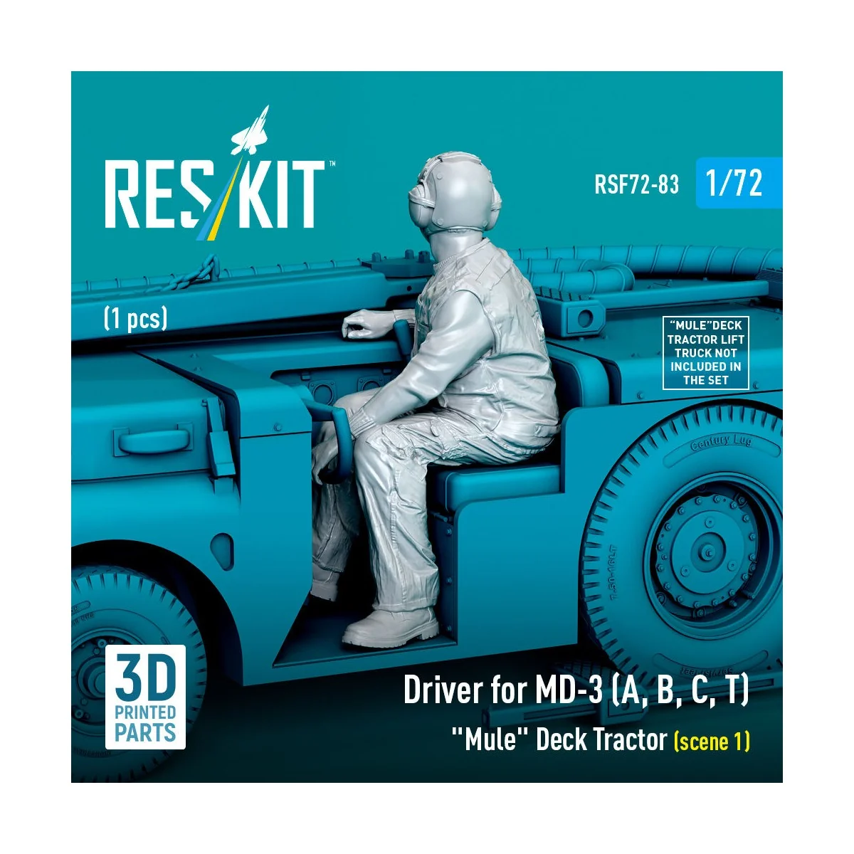Driver for MD-3 (A, B, C, T) Mule Deck Tractor (scene 1) (1 pcs) (3...