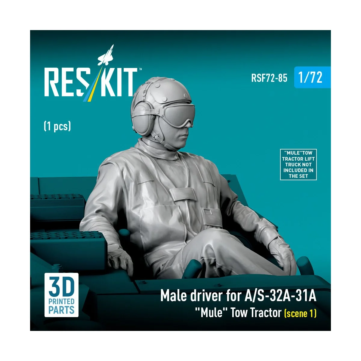 Male driver for A/S-32A-31A Mule Tow Tractor (scene 1) (1 pcs) (3D ...