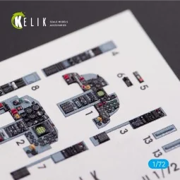F-5F Tiger II full interior 3D decals for Dream Model kit - Kelik K...
